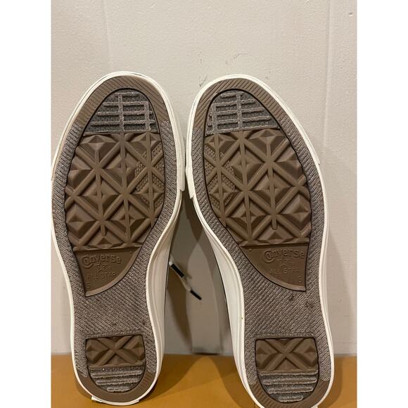 Converse Women’s Chuck Taylor Low Tops Silver Shimmer Sparkle Lace Up Size 7 - Picture 6 of 6